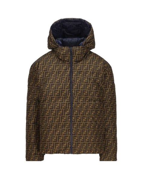 fendi monogram puffer jacket|fendi puffer jacket cost.